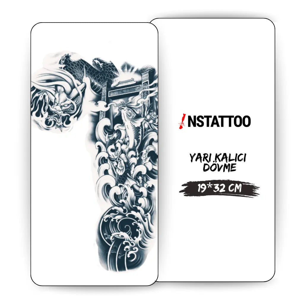 (Chest-Arm-Sleeve) Susanoo - Semi-Permanent Tattoo