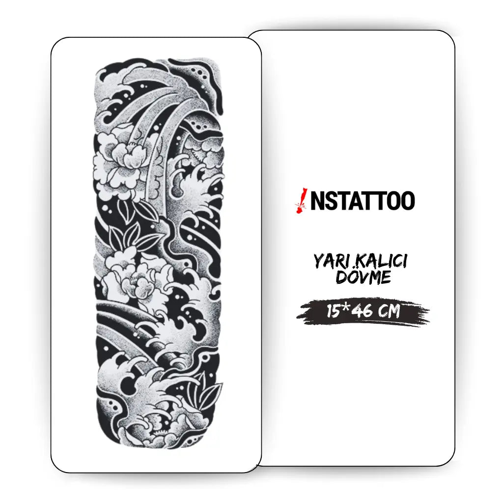 (Full Arm Sleeve) Maelstra - Semi-Permanent Tattoo