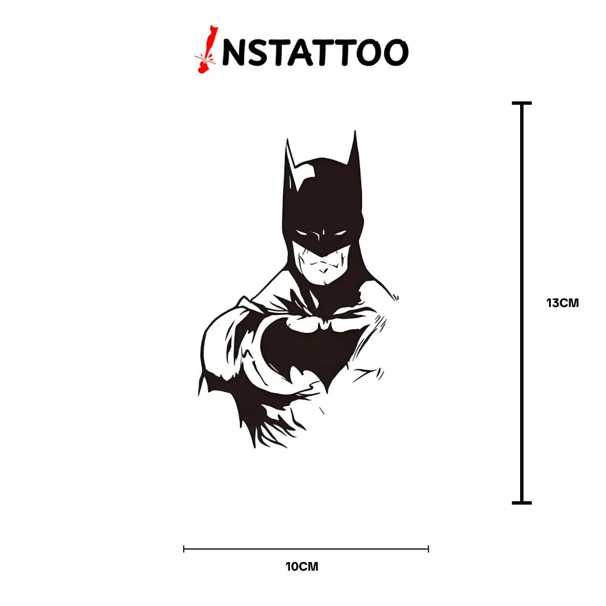 Dark Knight - Semi-Permanent Tattoo