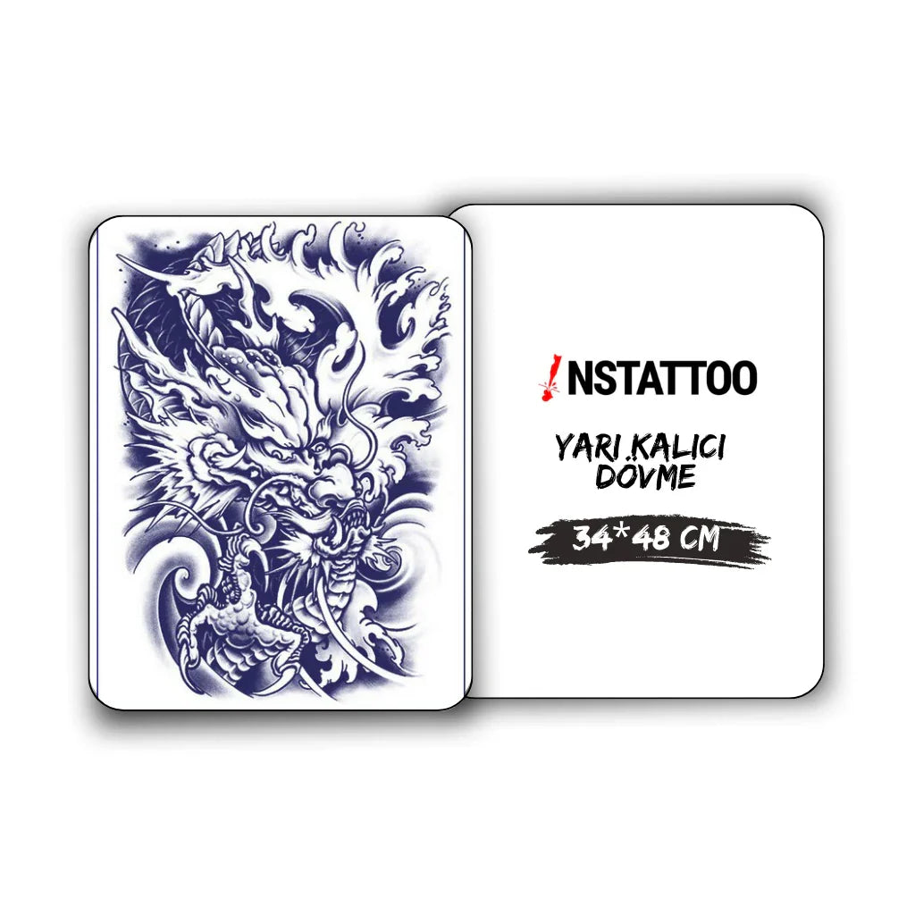 Kirin - Semi-Permanent Tattoo