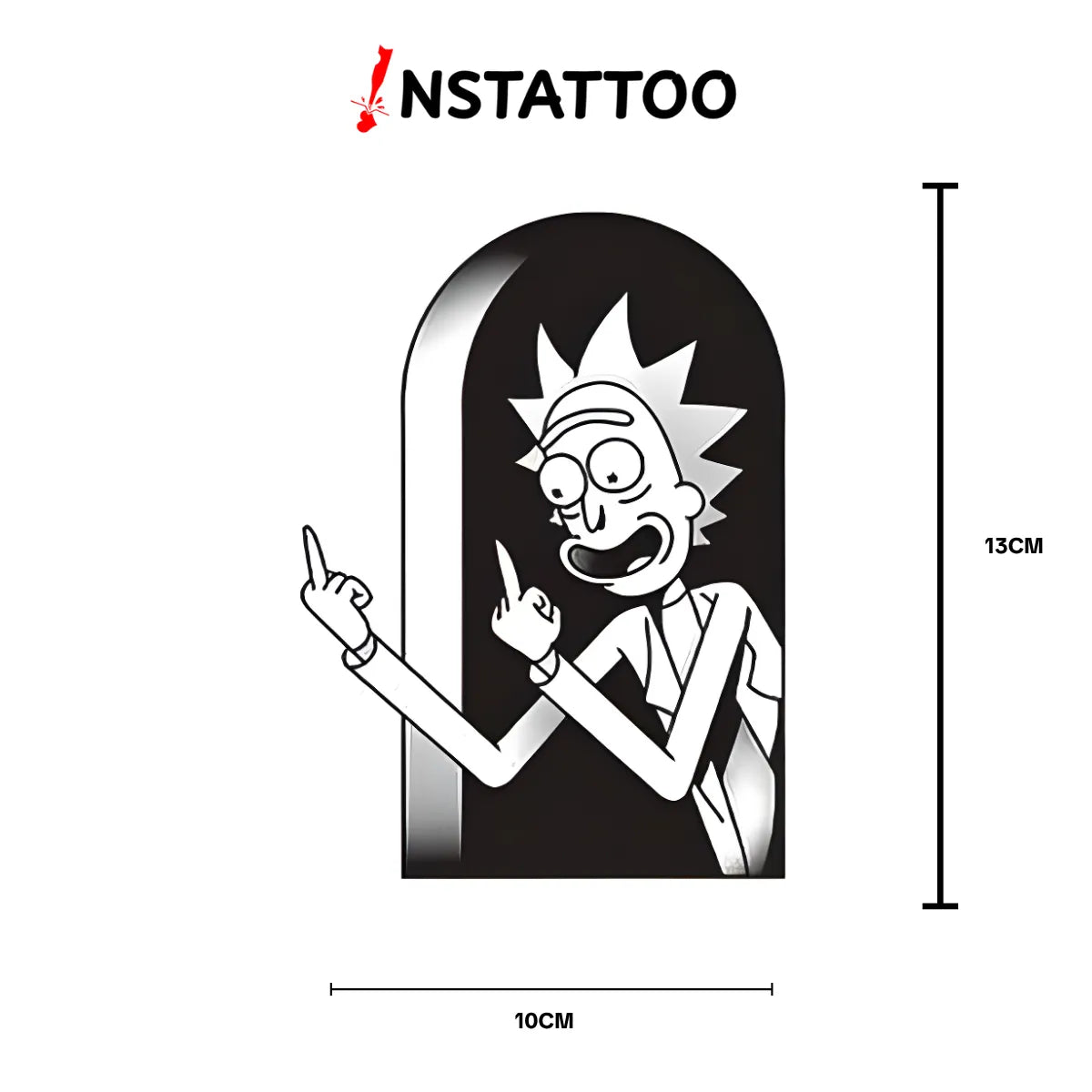 Rick - Semi-Permanent Tattoo