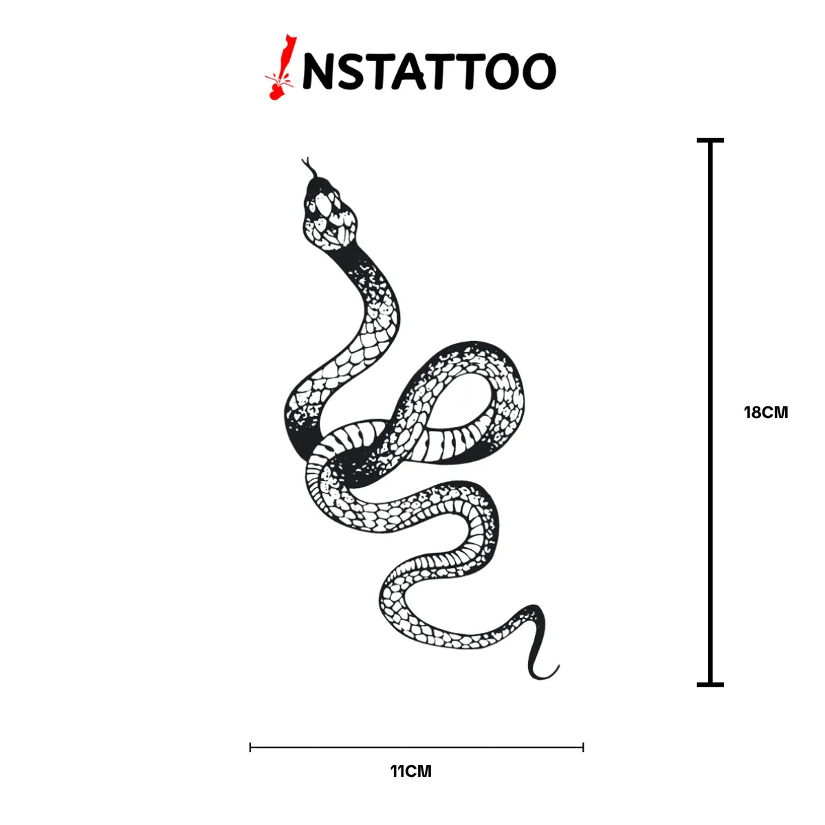 Snake - Semi-Permanent Tattoo