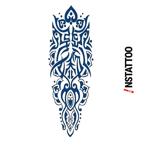 (Full Sleeve) Blood Art - Semi-Permanent Tattoo