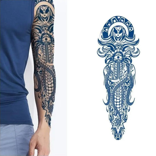 (Full Sleeve) AKU - Semi-Permanent Tattoo