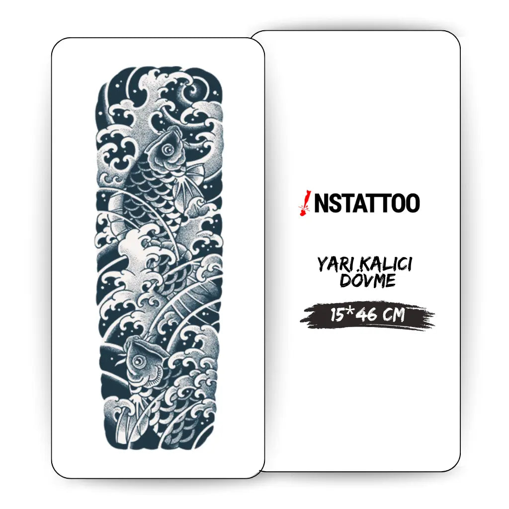 (Full Arm Sleeve) Kairen - Semi-Permanent Tattoo