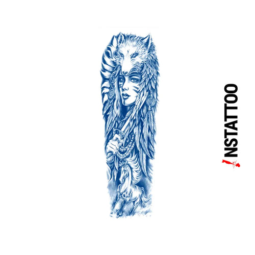 (Full Sleeve) Shashoni - Semi-Permanent Tattoo