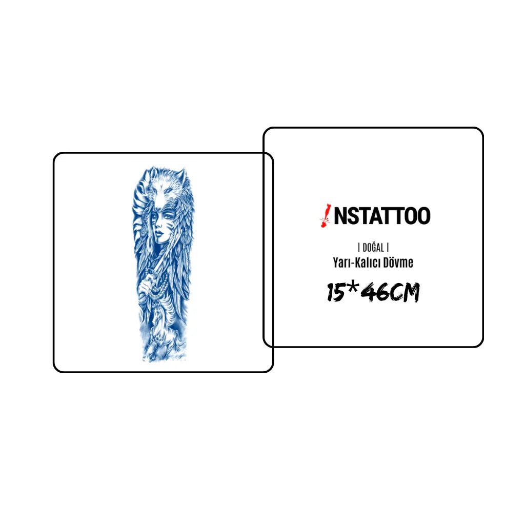 (Full Sleeve) Shashoni - Semi-Permanent Tattoo