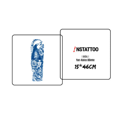 (Full Sleeve) Dired - Semi-Permanent Tattoo