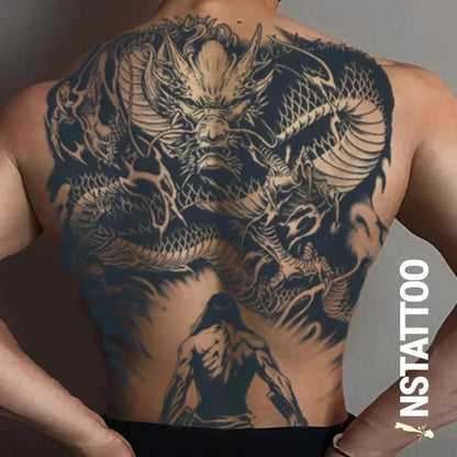 Oden's Battle - Semi-Permanent Tattoo