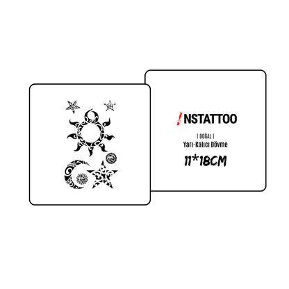 (7 Tattoo) Crescent Package - Semi-Permanent Tattoo