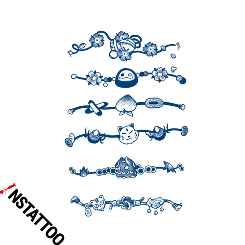 (6 Tattoo) Edo Chain - Semi-Permanent Tattoo