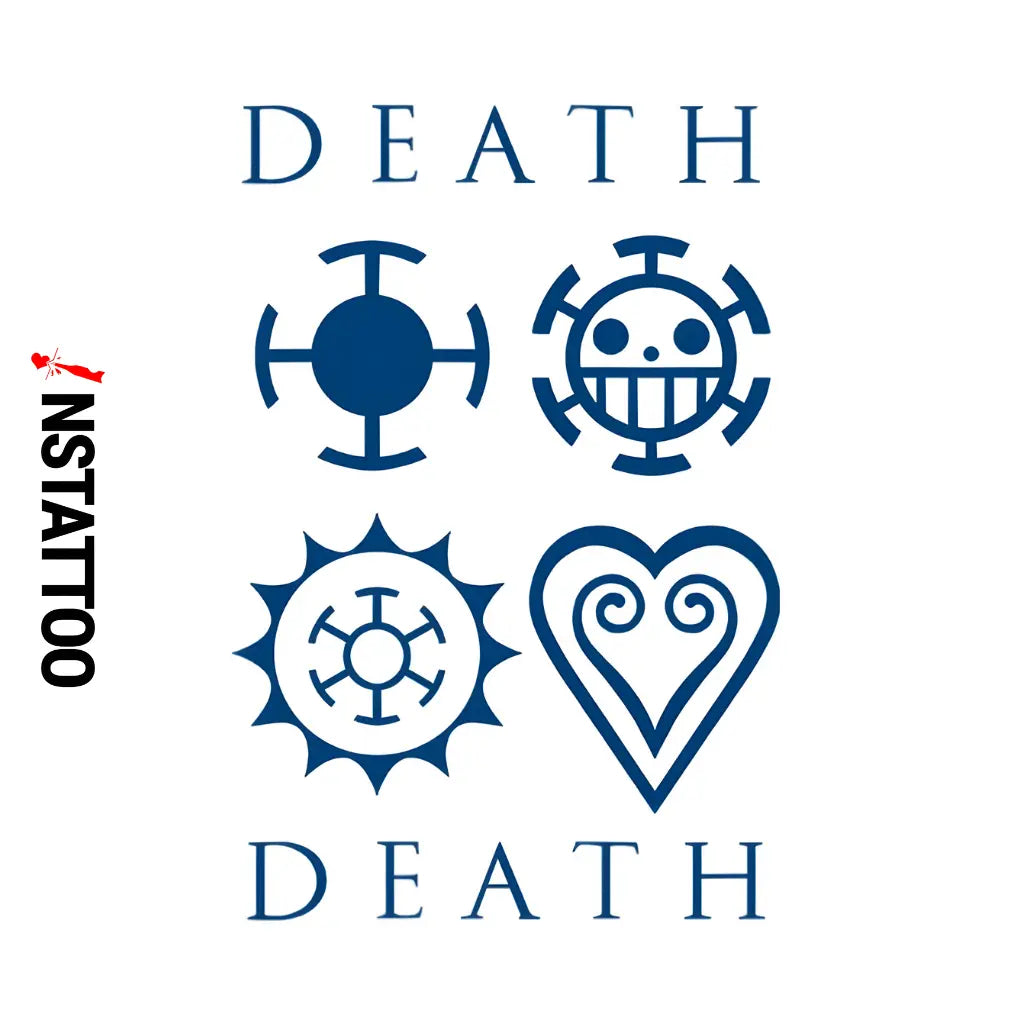 (OP) Heart Pirates - Semi-Permanent Tattoo