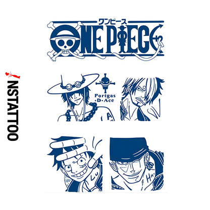 (OP) Monster Trio + Ace - Semi-Permanent Tattoo
