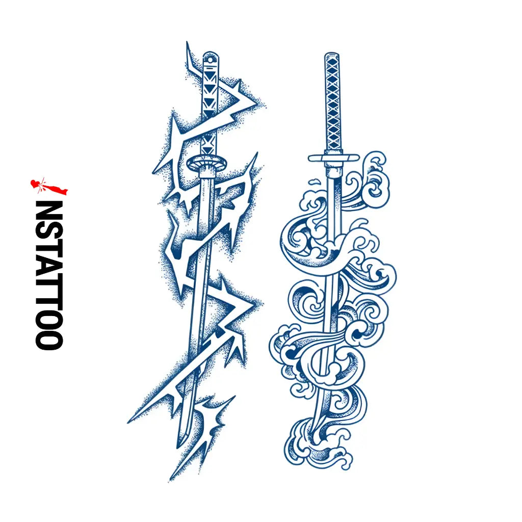 (DS) Zenitsu-Giyu - Semi-Permanent Tattoo