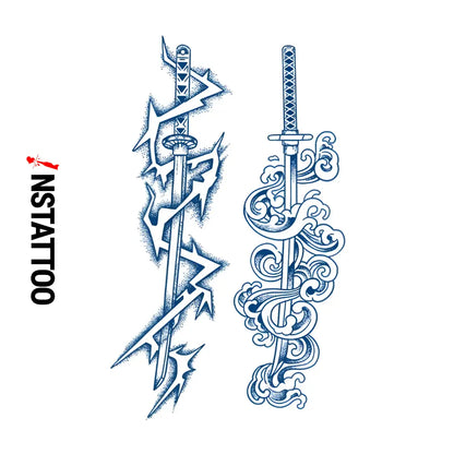 (DS) Zenitsu-Giyu - Semi-Permanent Tattoo