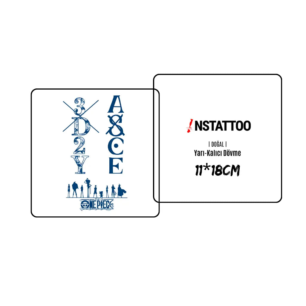 (OP) 3D2Y - Crew - Semi-Permanent Tattoo