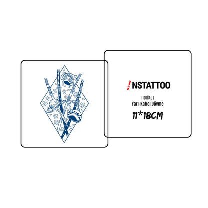 (OP) Luffy-Chopper-Kid - Semi-Permanent Tattoo