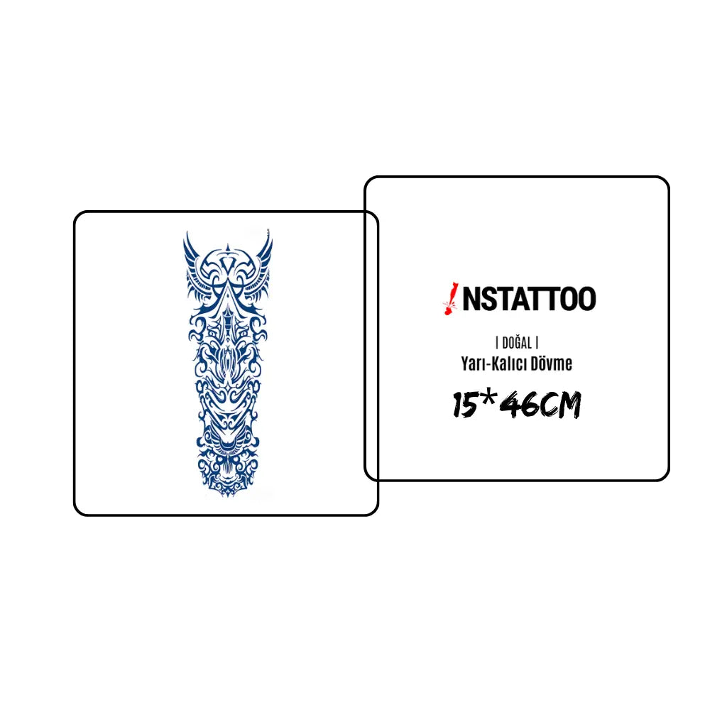 (Full Sleeve) Drakoyani - Semi-Permanent Tattoo