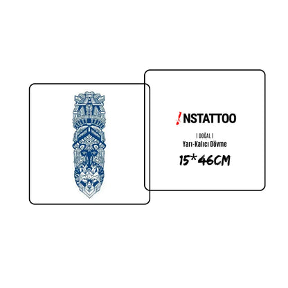 (Full Sleeve) Civilization - Semi-Permanent Tattoo