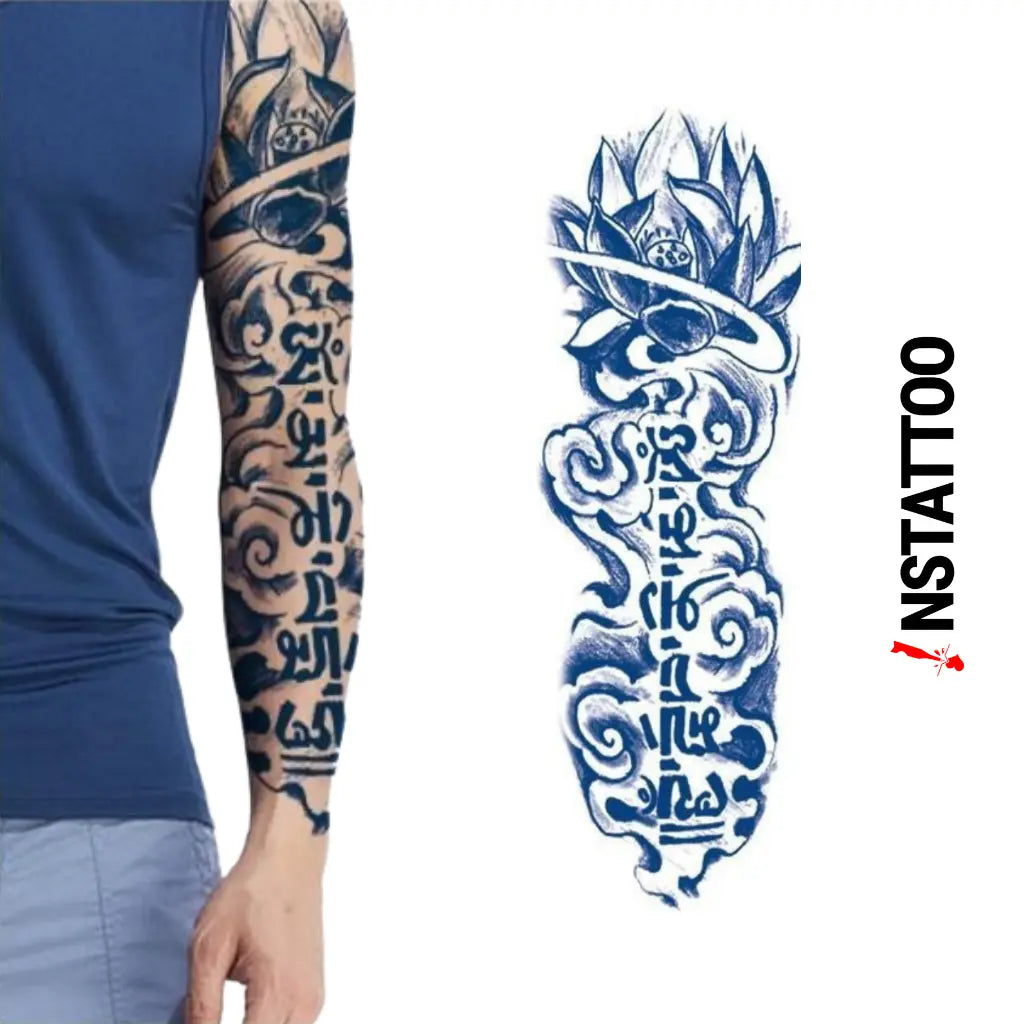 (Full Sleeve) Thorn - Semi-Permanent Tattoo