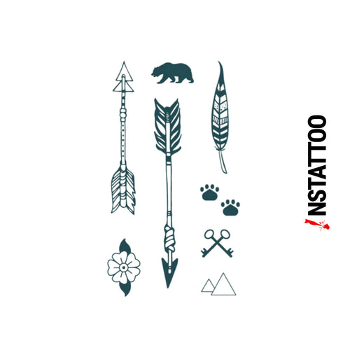 (8 Tattoo) HUNT - Semi-Permanent Tattoo