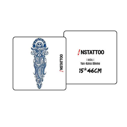 (Full Sleeve) AKU - Semi-Permanent Tattoo