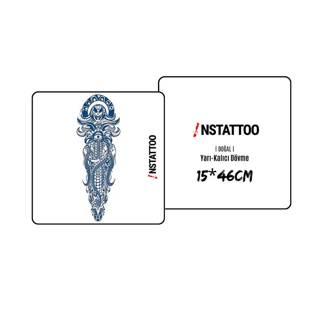 (Full Sleeve) AKU - Semi-Permanent Tattoo