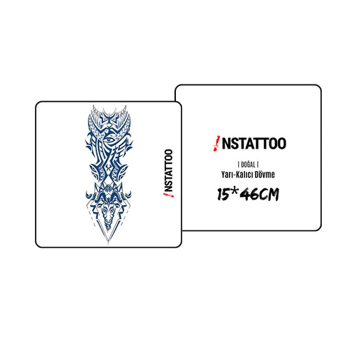 (Full Sleeve) Osiris - Semi-Permanent Tattoo