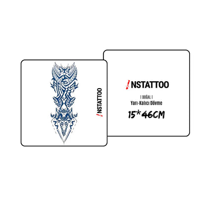 (Full Sleeve) Osiris - Semi-Permanent Tattoo