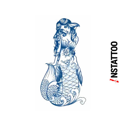 Siren - Semi-Permanent Tattoo