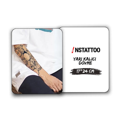 (Half Arm Sleeve) Cloud - Semi-Permanent Tattoo