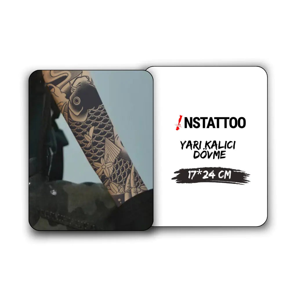 (Half Arm Sleeve) Kagura - Semi-Permanent Tattoo