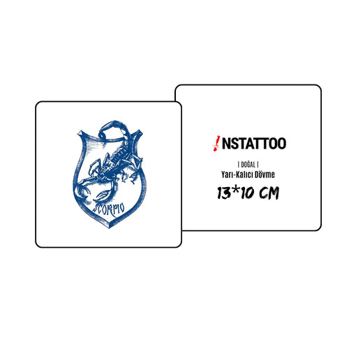 Scorpio -Semi-Permanent Tattoo