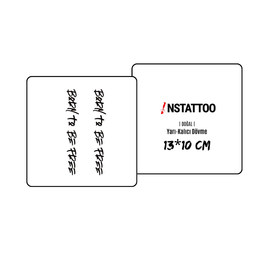 B2BFREE -Semi-Permanent Tattoo