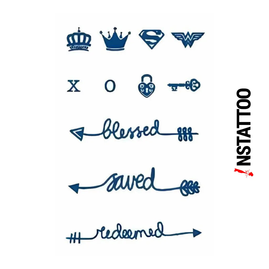 (Limited Stock) Royal - Semi-Permanent Tattoo Paketi