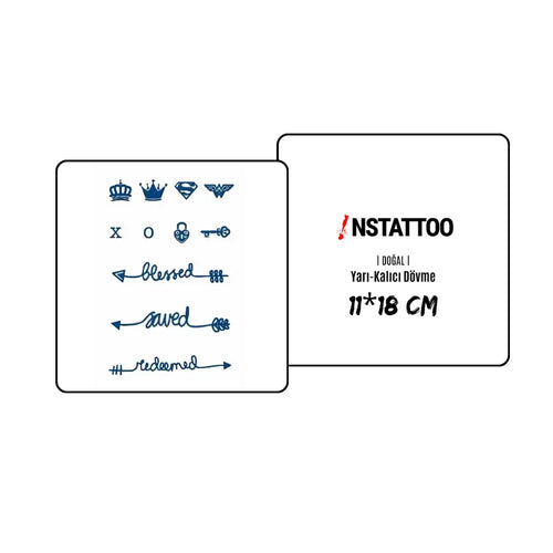 (Limited Stock) Royal - Semi-Permanent Tattoo Paketi