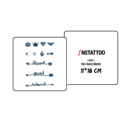 (Limited Stock) Royal - Semi-Permanent Tattoo Paketi