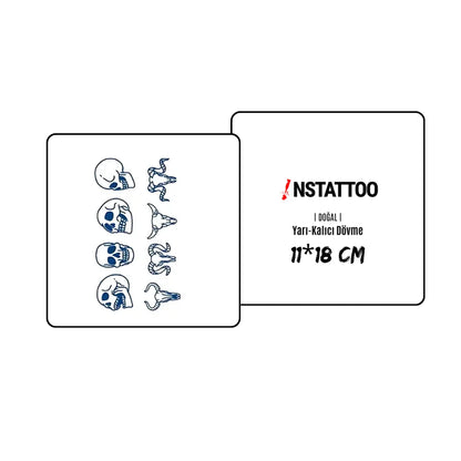 (Limited Stock) Skull - Semi-Permanent Tattoo