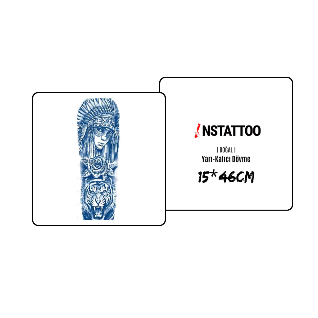 (Full Sleeve) Injuan - Semi-Permanent Tattoo