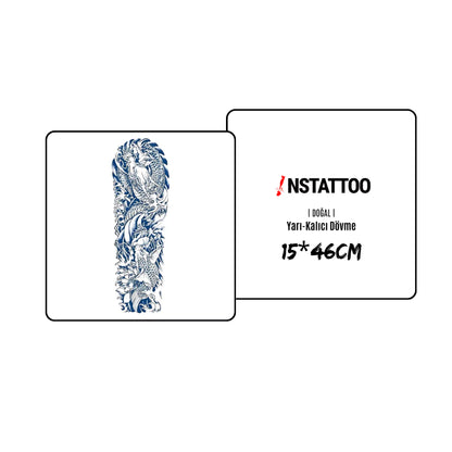 (Full Sleeve) Drakoi - Semi-Permanent Tattoo