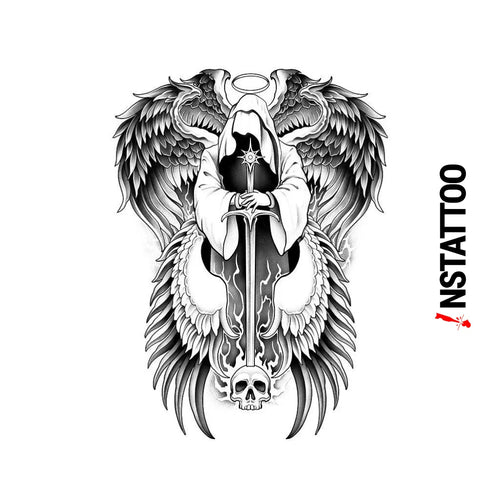 Seraphim's Guard - Semi-Permanent Tattoo