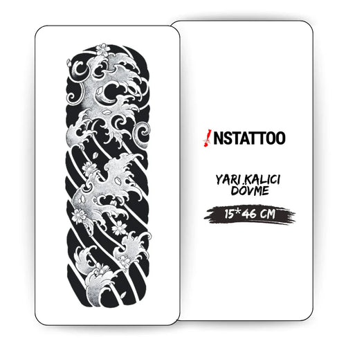 (Full Arm Sleeve) Tempest - Semi-Permanent Tattoo