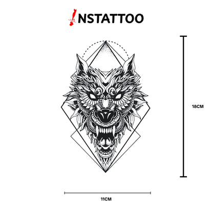 Direwolf- Semi-Permanent Tattoo