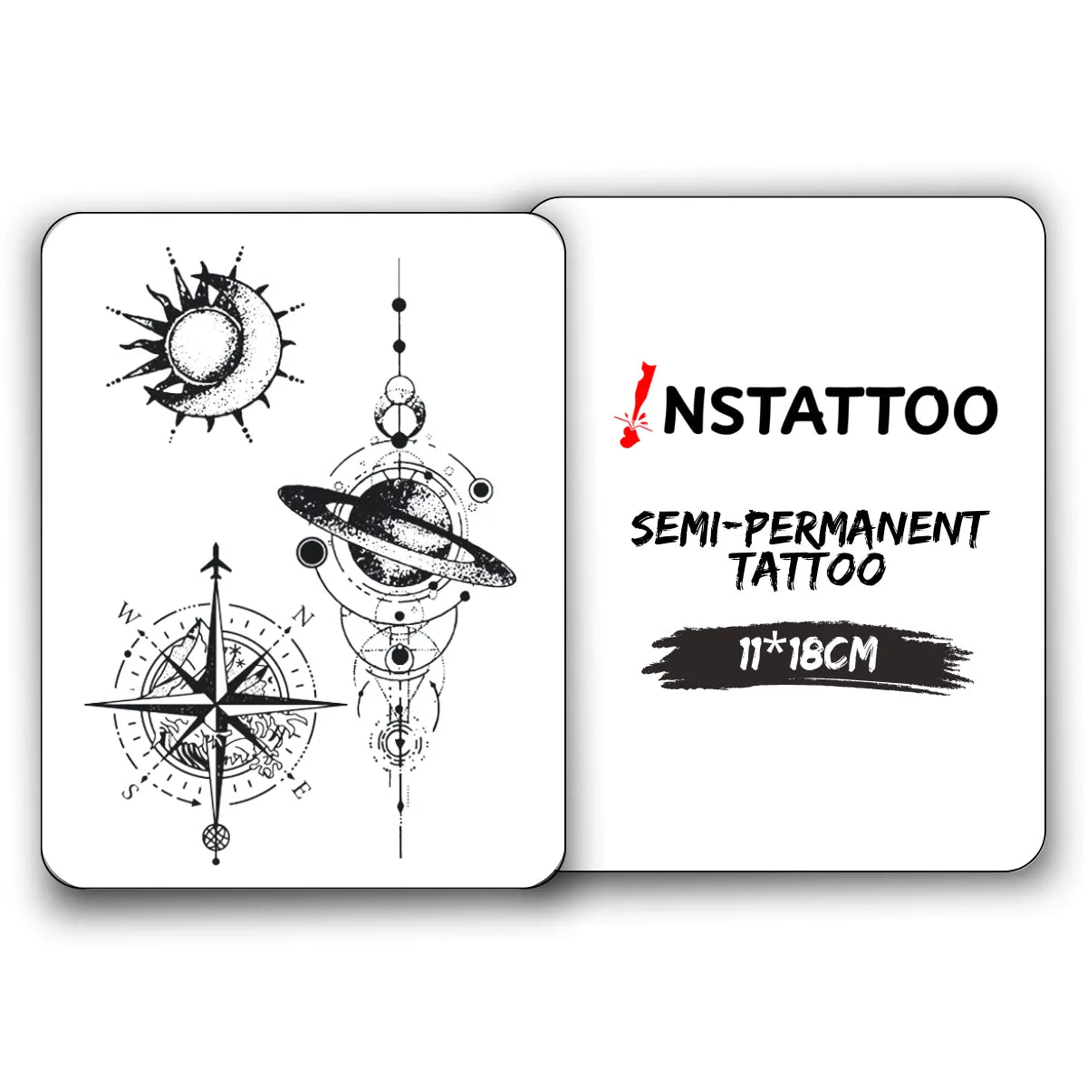 Universe 3 Piece - Semi-Permanent Tattoo