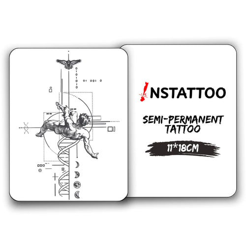 (Special Design) F A L L E N - Semi-Permanent Tattoo