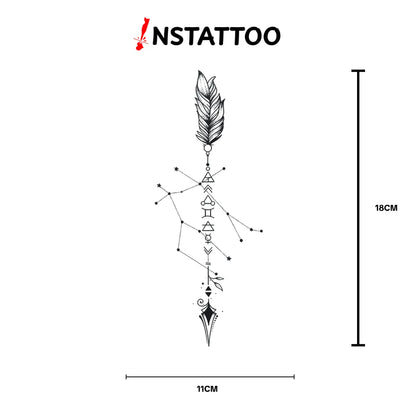 Feather - Semi-Permanent Tattoo