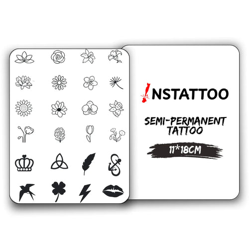 (24 Tattoo) Finger Tattoo -Permanent Tattoo