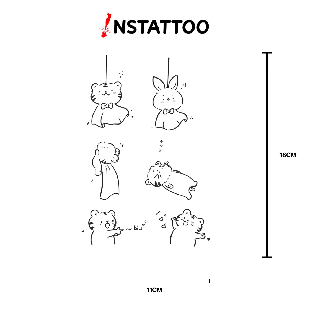 Goofy - Semi Permanent Tattoo