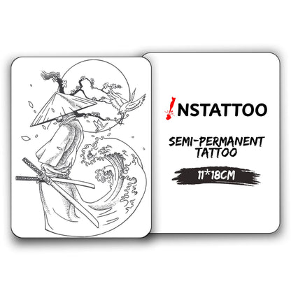 Hokusai - Semi-Permanent Tattoo