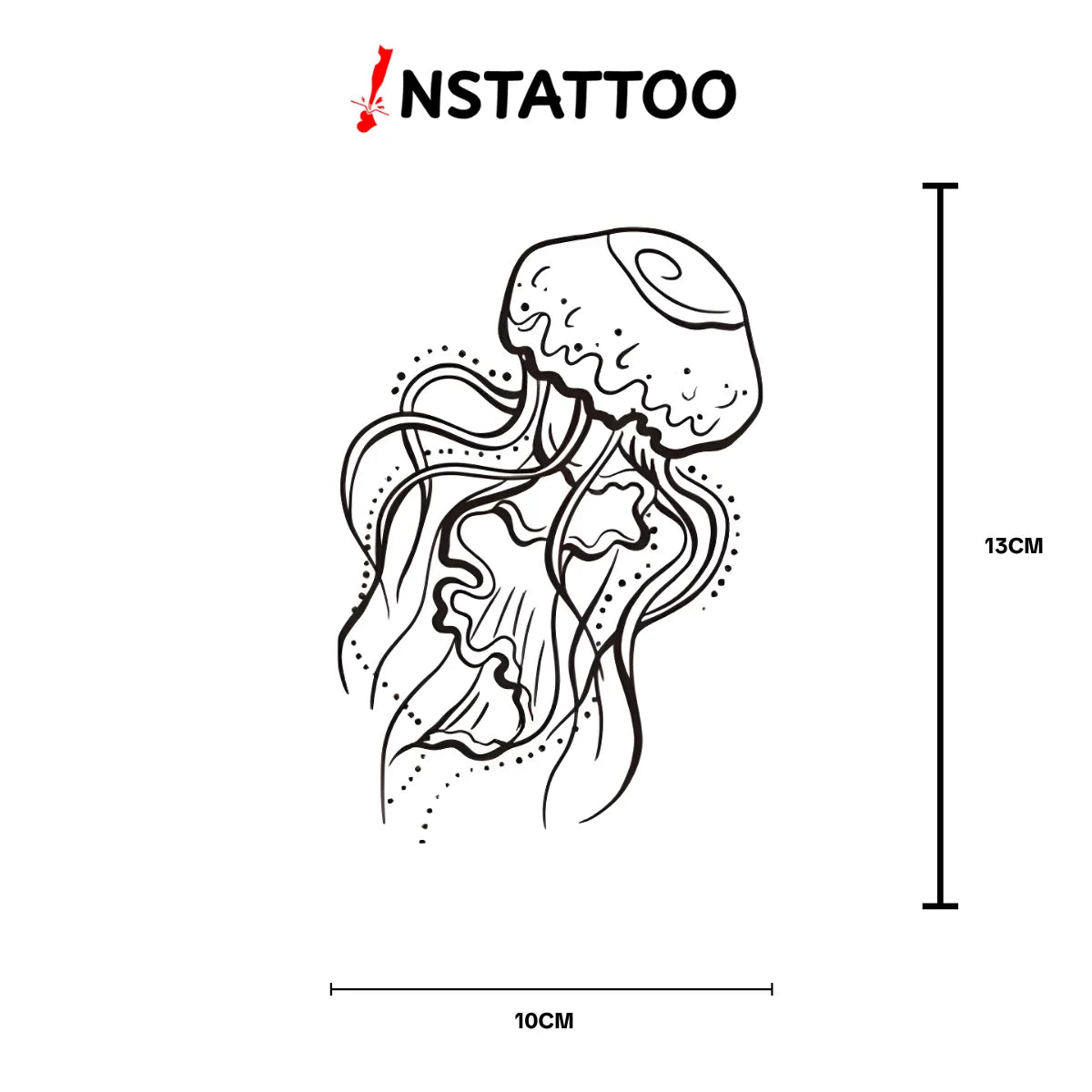 Jellyfish - Semi-Permanent Tattoo